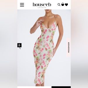 House of CB x mistress rocks floral print midi dress brand new tags still, small